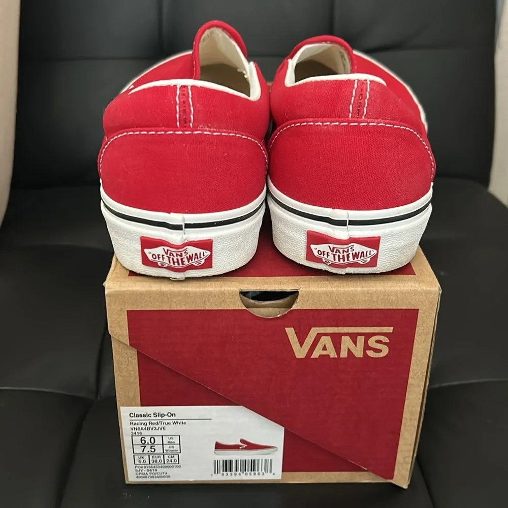 Vans slip ons